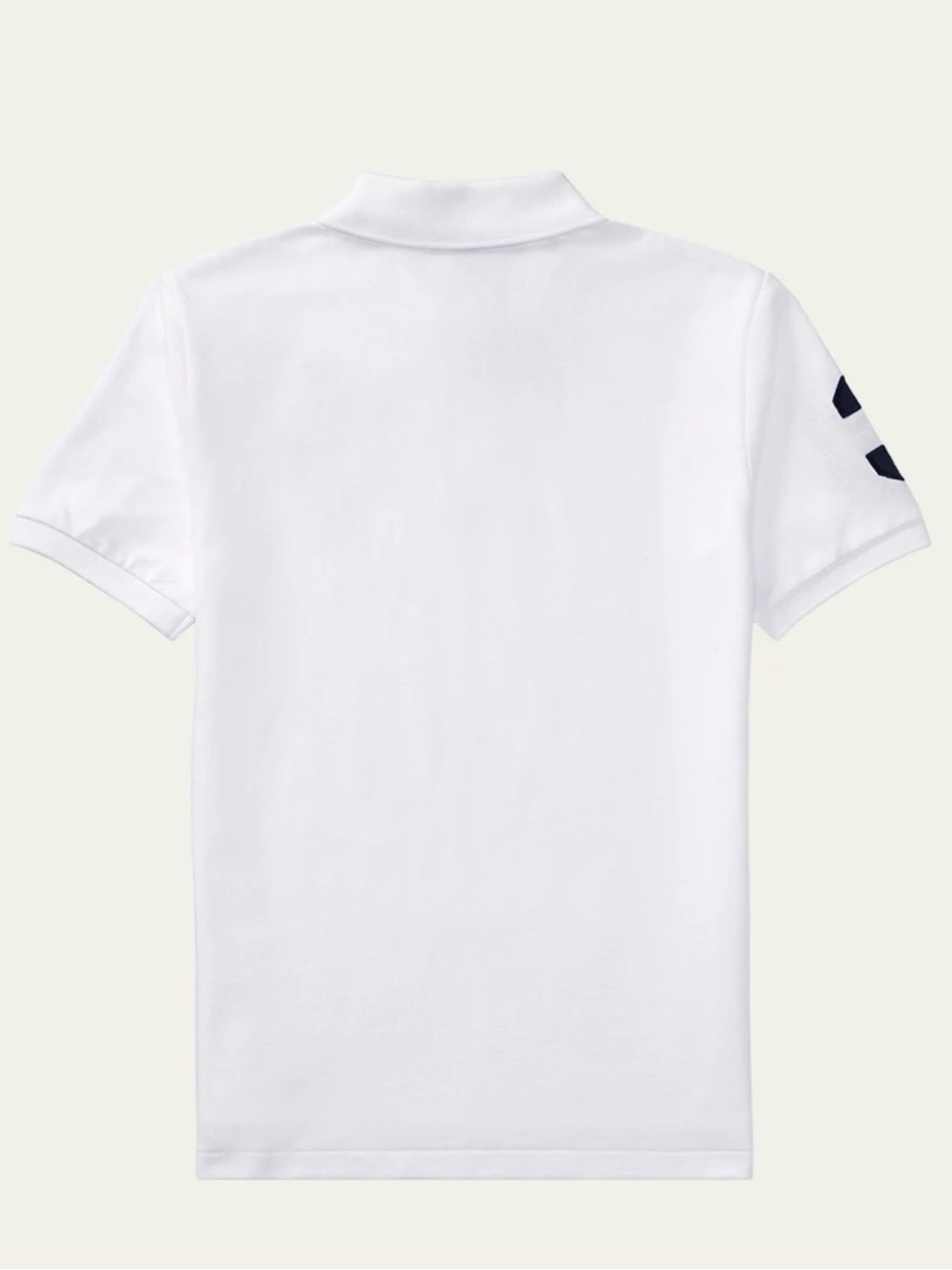 Polo by Ralph Lauren White Polo Shirt with Black Embroidery - Picture 2 of 2